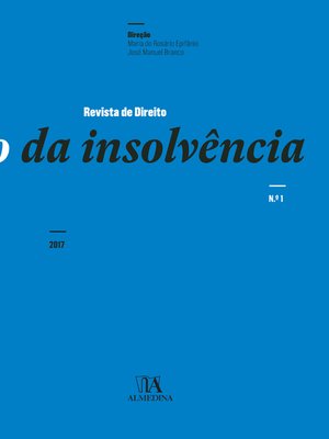 cover image of Revista de Direito da Insolvência n.º 1 (2017)